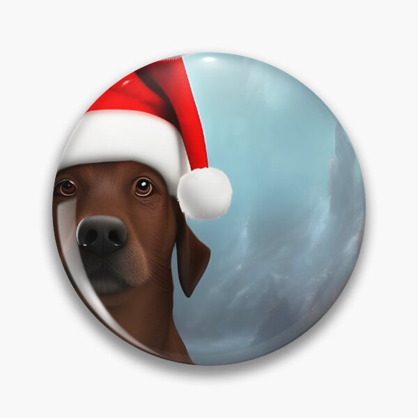 Item preview, Santa Dog designed and sold by FamiliarPufferfish.