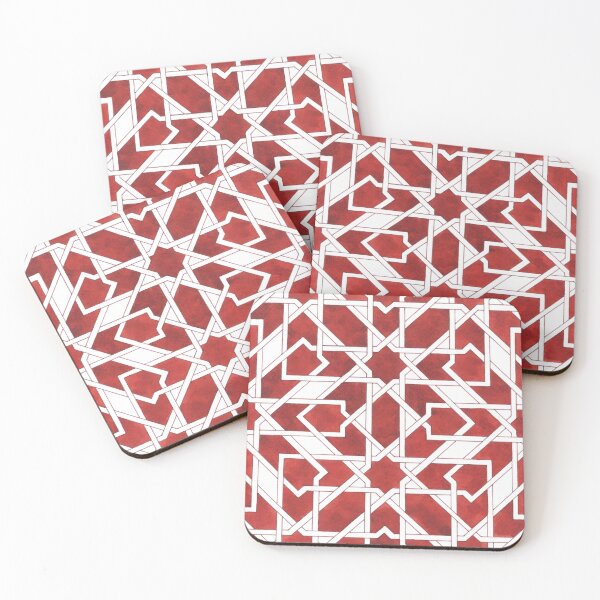 Item preview, Red Moroccan mosaic ZELLIGE designed and sold by THALSIRA.