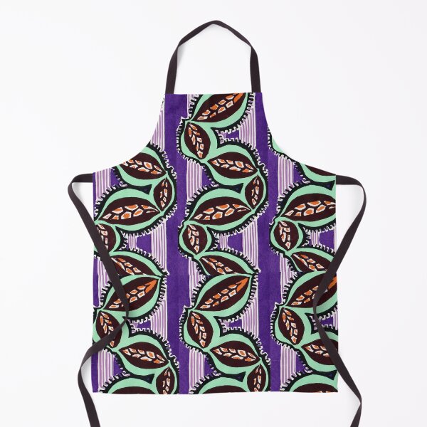 Item preview, EA Séguy botanical floral print – purple and green designed and sold by rpvga.