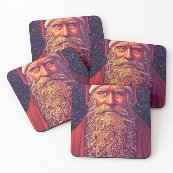 Item preview, Psychedelic art of a santa claus designed and sold by MimozaStudio.