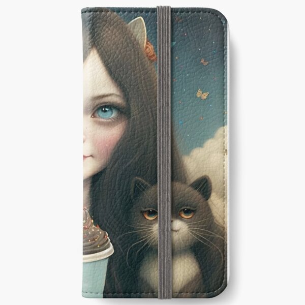Mariecat and blacky the cat iPhone Wallet