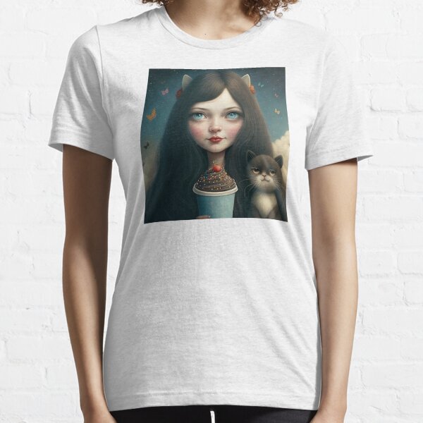 Mariecat and blacky the cat Essential T-Shirt