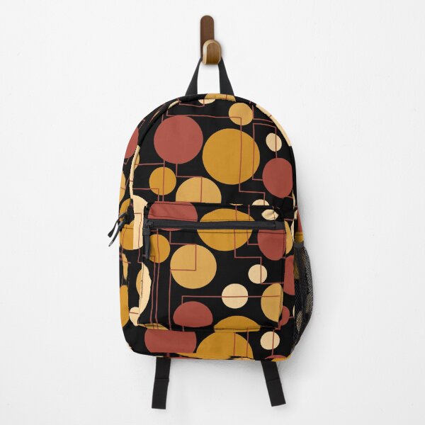 Item preview, Connecting the dots in mustard, terracotta and cream designed and sold by EmmieByDesign.