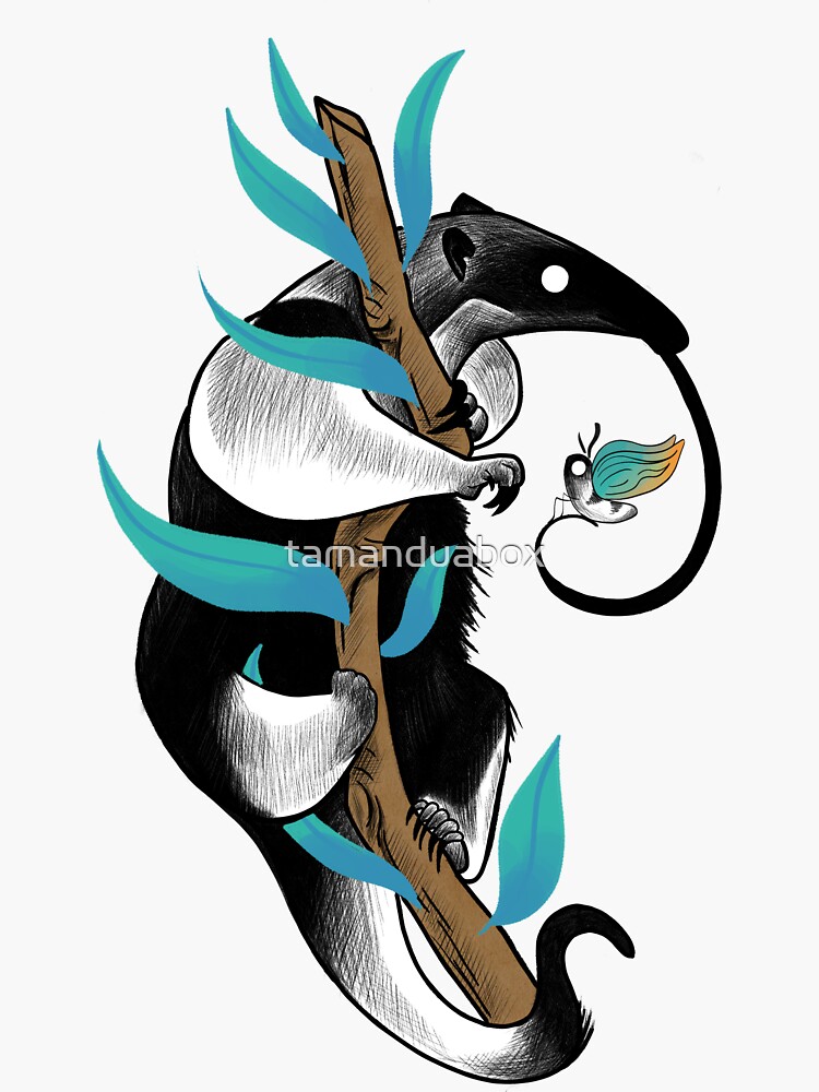 Flavvore Tamandua Pose | Sticker