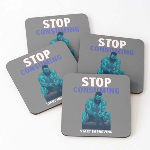 Item preview, Stop CONSUMING Start IMPROVING designed and sold by SimeonS.