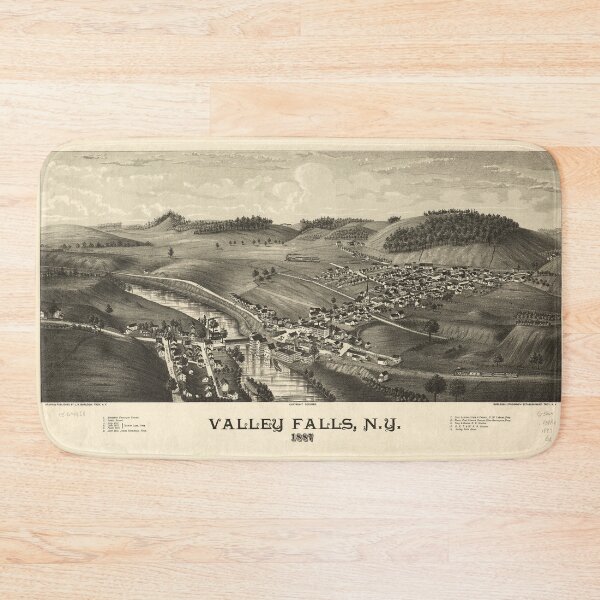 Item preview, Valley Falls, New York (1887) designed and sold by allhistory.
