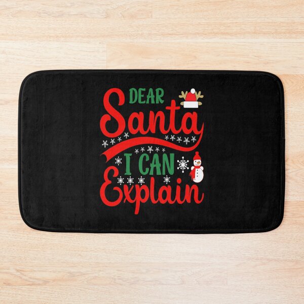 Item preview, Dear Santa I Can Explain T Shirt Design designed and sold by MarvellTeeZone.
