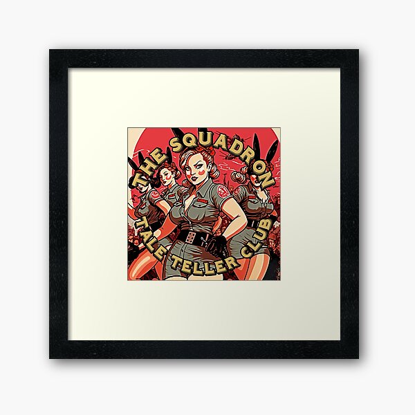 The Squadron by Tale Teller Club Orchestra Art by iServalan CDM Music Tracks and Book Illustrations  Framed Art Print