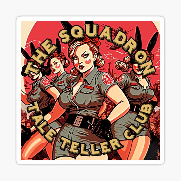 The Squadron by Tale Teller Club Orchestra Art by iServalan CDM Music Tracks and Book Illustrations  Glossy Sticker