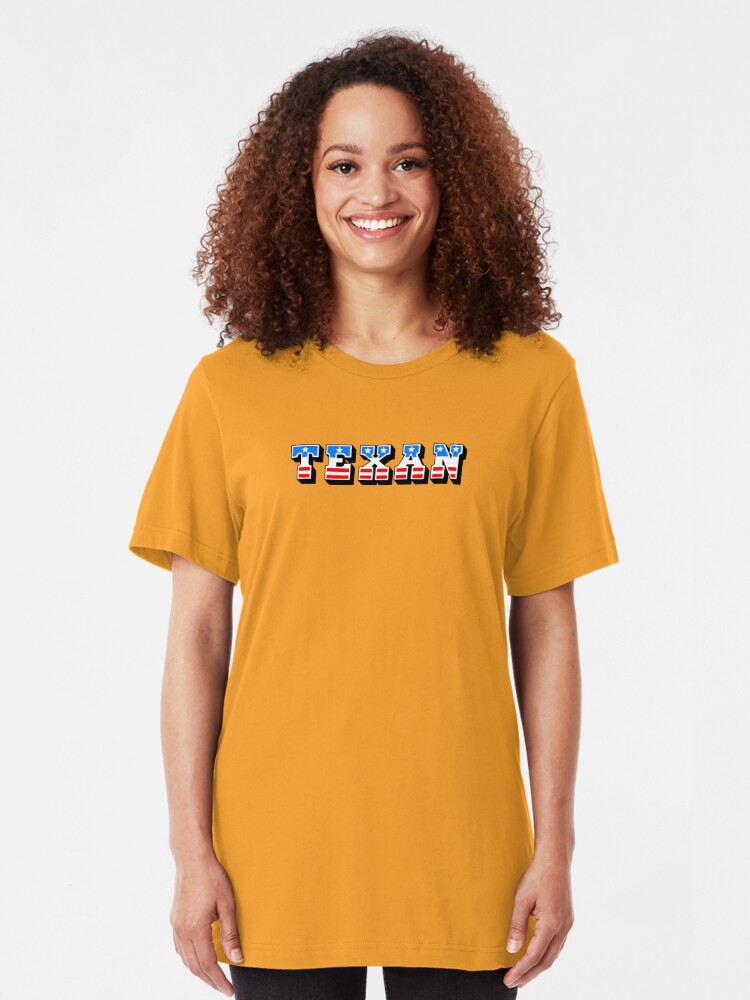 Alternate view of Texan: the mighty chew Slim Fit T-Shirt