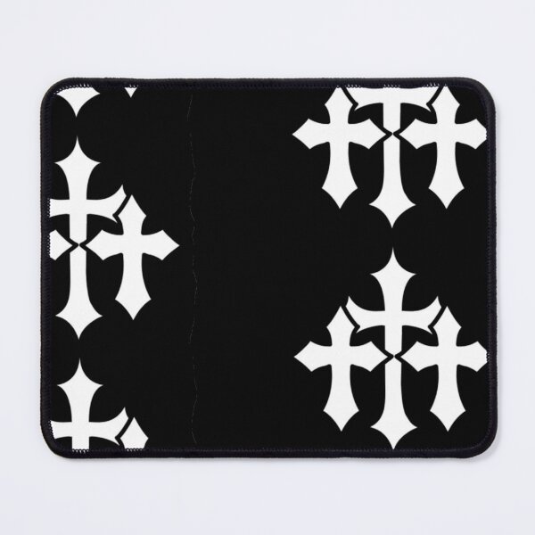 Item preview, Three Crosses White Big Cross Chrome Cross Black designed and sold by Yakisha Gates.