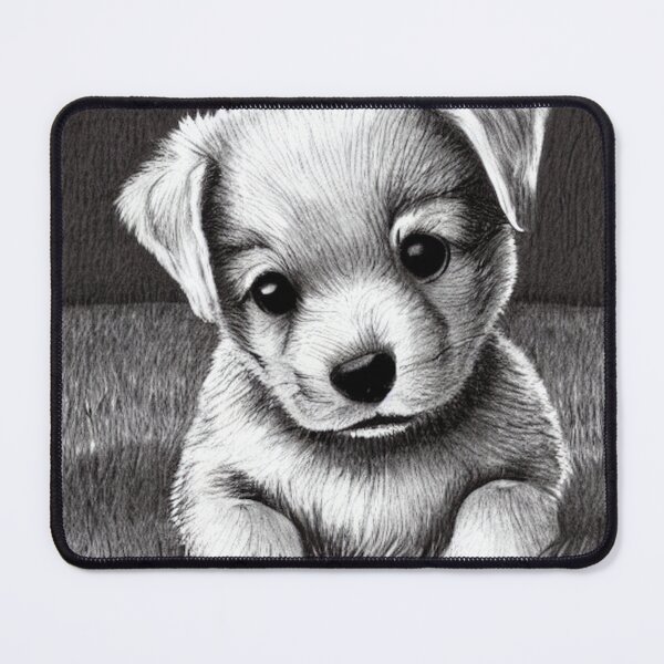 Item preview, Dog fanart Mans Best Friend simple puppy with big eyes designed and sold by ValleyDream.