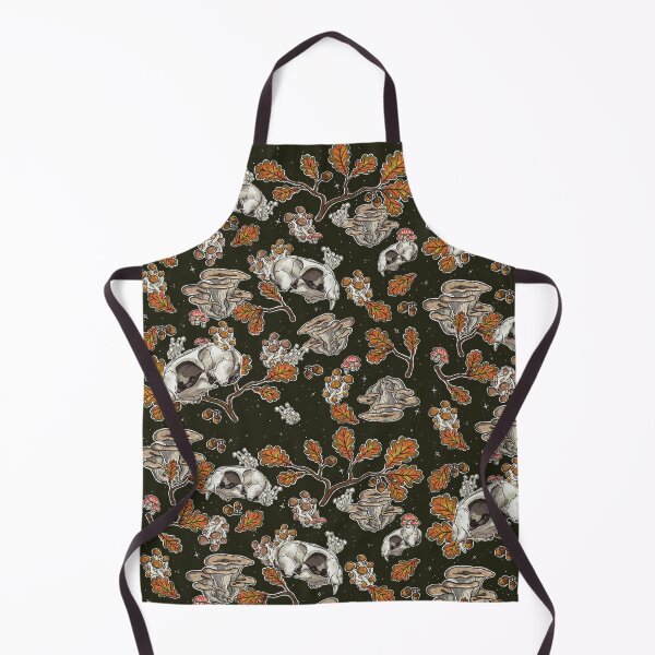 Item preview, Cat Skull Maxilla | Botanical Nature Pattern | Cat Skull Pattern (green) designed and sold by Karli Mogen.
