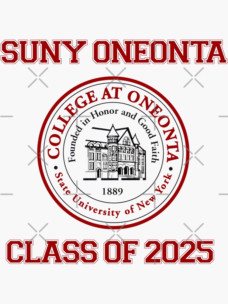 "SUNY at Oneonta class of 2025" Sticker for Sale by Mis3musas Redbubble