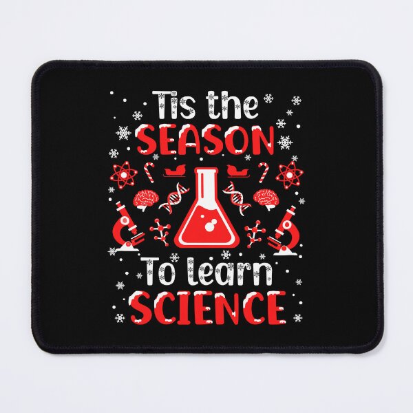 Item preview, Tis The Season To Learn Science - Science Ugly Christmas Sweater, Laboratory Technician, Microscope, Xmas, Holiday Party, DNA, Test Tube, Geek Ugly Sweater, Nerd Ugly Sweater, Lab Ugly Sweater designed and sold by jadedscientist.