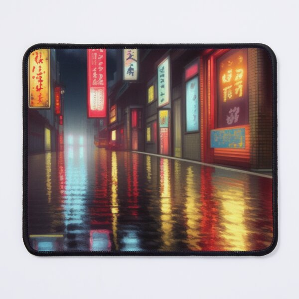 Item preview, Raining in Okazaki Japan Flooded Street designed and sold by DesignerKin.