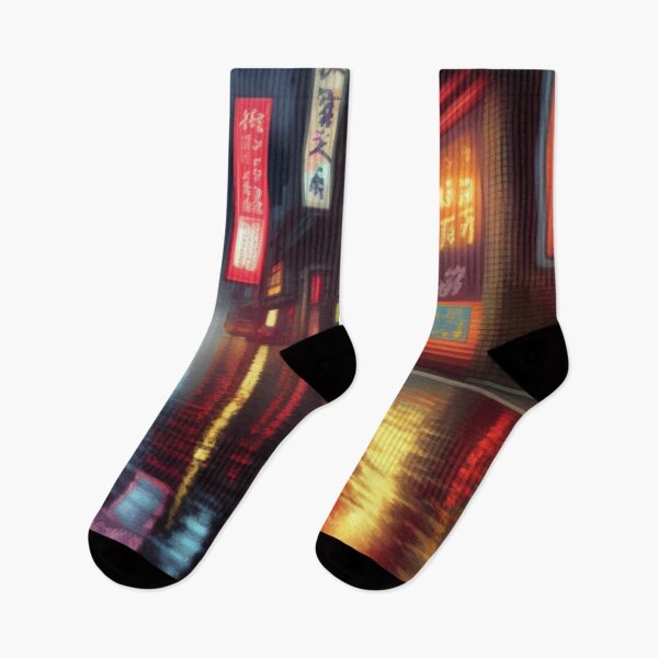 Item preview, Raining in Okazaki Japan Flooded Street designed and sold by DesignerKin.