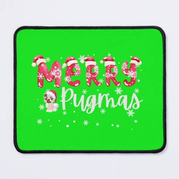 Item preview, Merry Pugmas. Festive Pugs. Christmas Pugs designed and sold by Doggymadness.