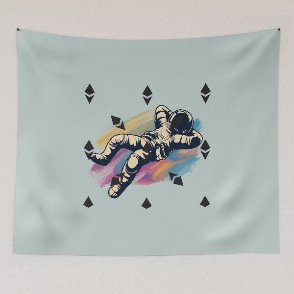 Item preview, Astronaut Crypto design Ethereum  designed and sold by Crypmetal.