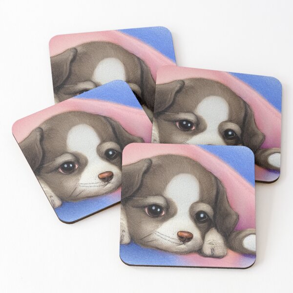 Item preview, Dog fanart Mans Best Friend simple puppy with big eyes designed and sold by ValleyDream.
