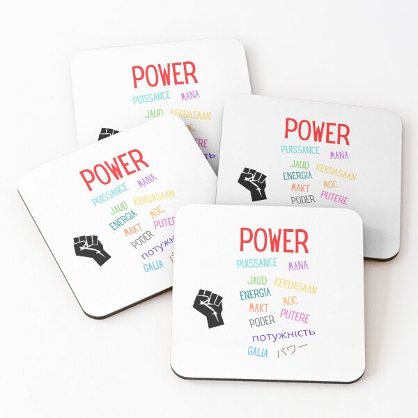 Item preview, The word power in different languages designed and sold by Sunwang.