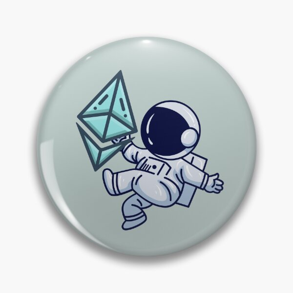 Item preview, Cute Astronaut Crypto design Ethereum  designed and sold by Crypmetal.
