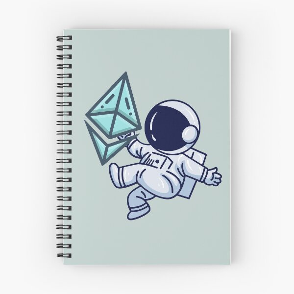 Item preview, Cute Astronaut Crypto design Ethereum  designed and sold by Crypmetal.