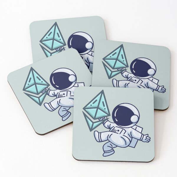 Item preview, Cute Astronaut Crypto design Ethereum  designed and sold by Crypmetal.