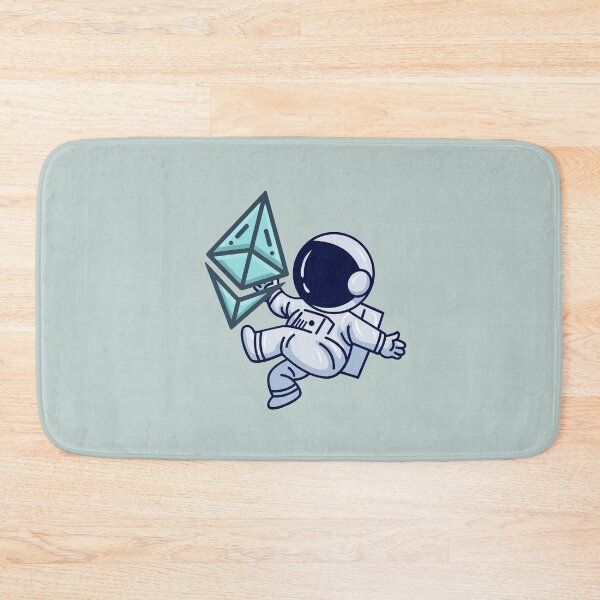 Item preview, Cute Astronaut Crypto design Ethereum  designed and sold by Crypmetal.
