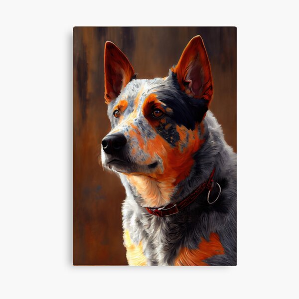 Item preview, Australian Cattle - Oil paint designed and sold by ABArtByAlexST.