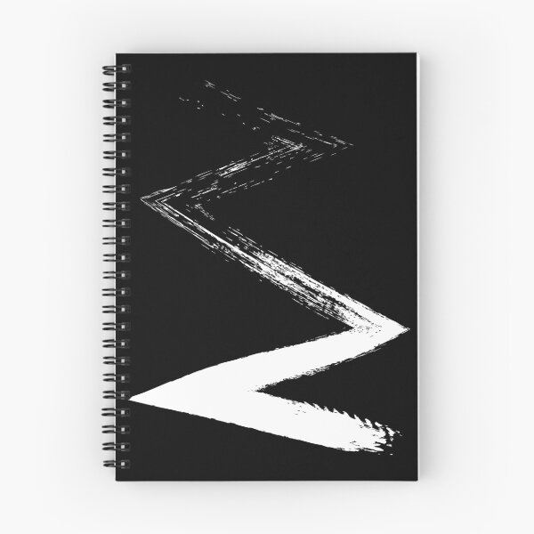 Item preview, Black and White brushstroke art - Line Logo abstract - streak designed and sold by ZooOfArt.
