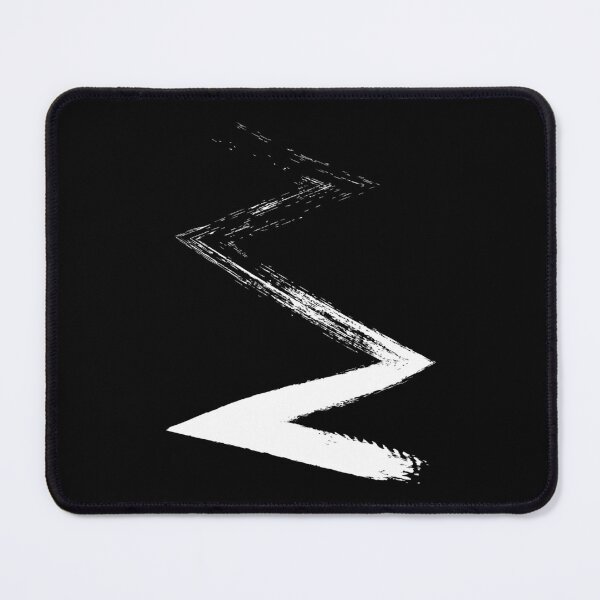 Item preview, Black and White brushstroke art - Line Logo abstract - streak designed and sold by ZooOfArt.
