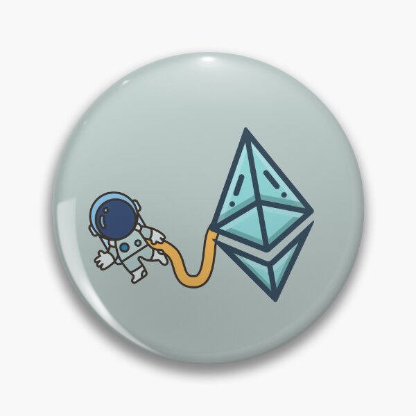 Item preview, Cute Astronaut Crypto design Ethereum  designed and sold by Crypmetal.
