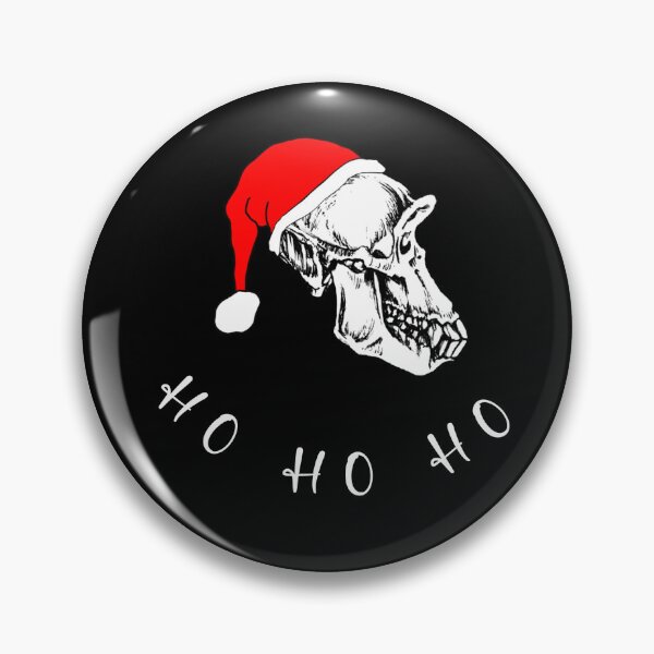 Item preview, Ho ho ho monkey skull designed and sold by Krissys-Art.
