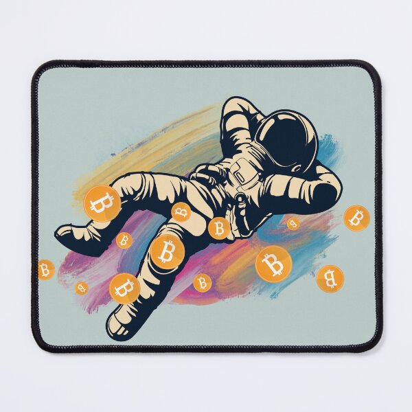 Item preview, Astronaut Crypto design Bitcoin designed and sold by Crypmetal.