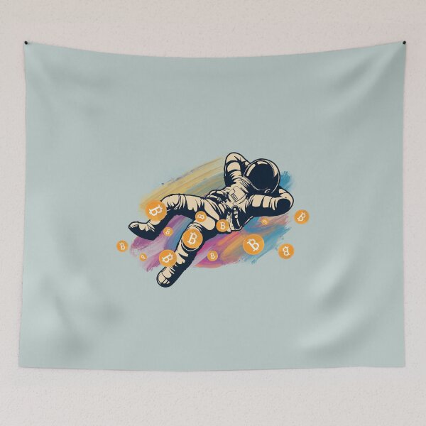 Item preview, Astronaut Crypto design Bitcoin designed and sold by Crypmetal.