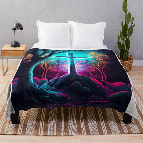 Item preview, Neon Cross in the Woods designed and sold by Art4Christ.