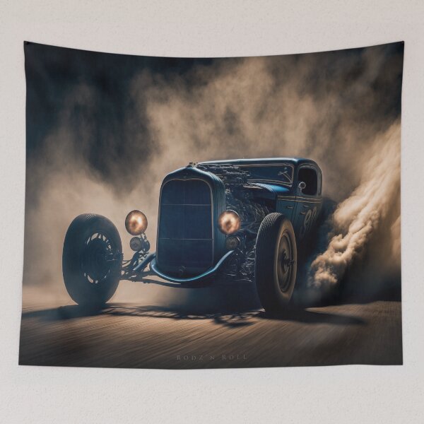 Item preview, Hot Rod Burnout #16, a perfect gift for all American Muscle Car fans designed and sold by RodZnRoll.