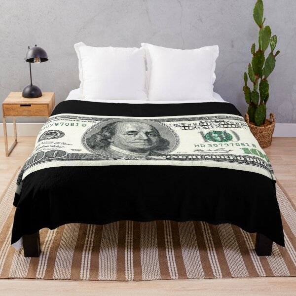Item preview, One Hundred Dollars - 100 Dollars - Money - Cash - Bank Note - US Dollar  - American Dollar designed and sold by RazzArt.
