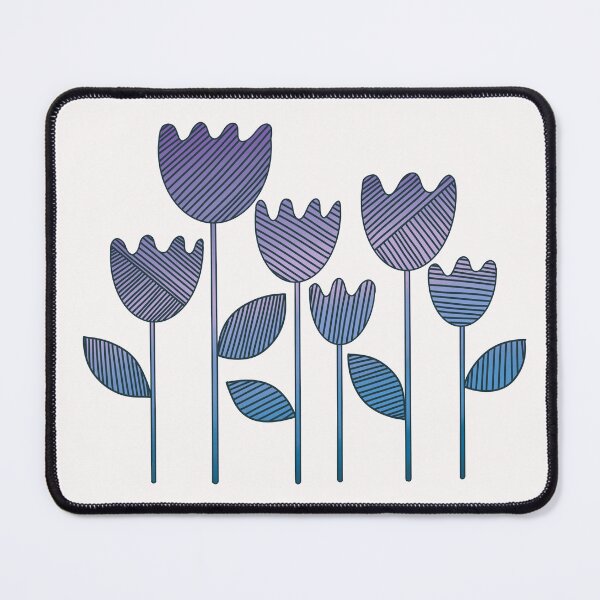 Item preview, Purple-Blue Flowers designed and sold by UnicornParty.