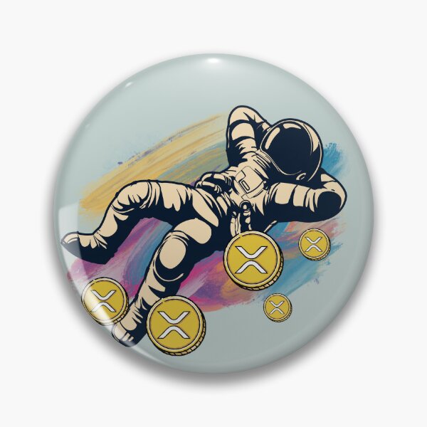 Item preview, Astronaut Crypto design Ripple XRP designed and sold by Crypmetal.