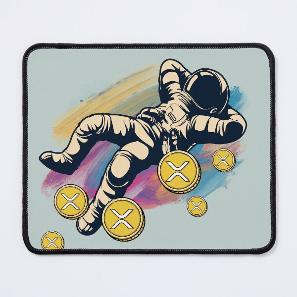 Item preview, Astronaut Crypto design Ripple XRP designed and sold by Crypmetal.