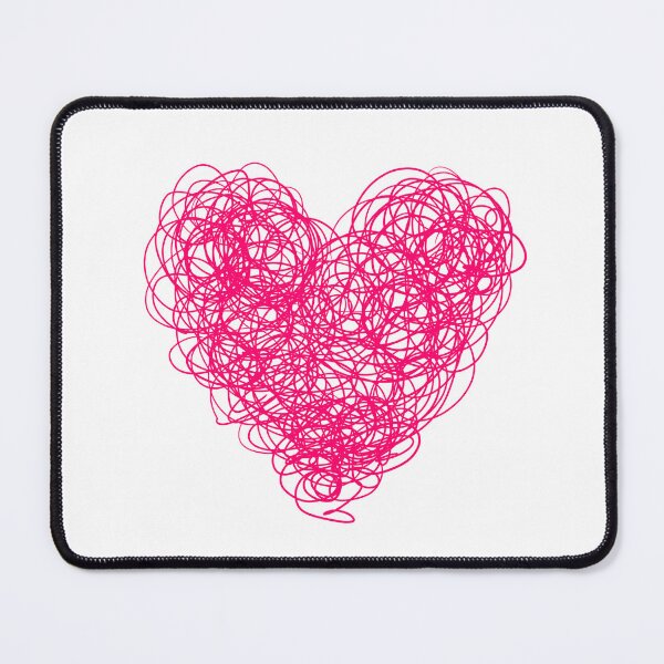 Item preview, Heart Line Art Pink designed and sold by Kabira77.