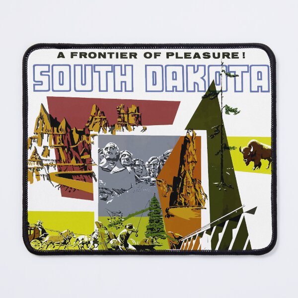 Item preview, South Dakota - Vintage Travel designed and sold by Culturio.