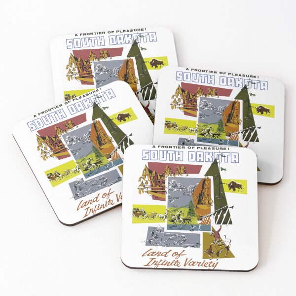 Item preview, South Dakota - Vintage Travel designed and sold by Culturio.