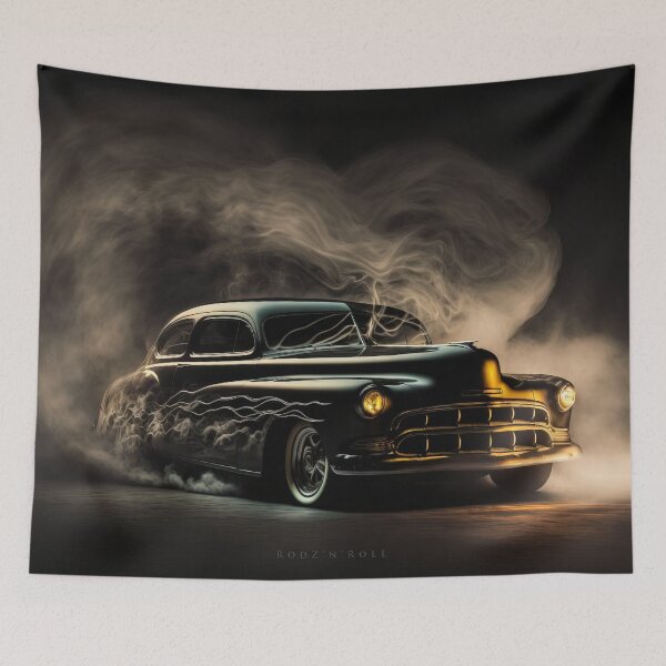 Item preview, Hot Rod Burnout #18, a perfect gift for all American Muscle Car fans designed and sold by RodZnRoll.