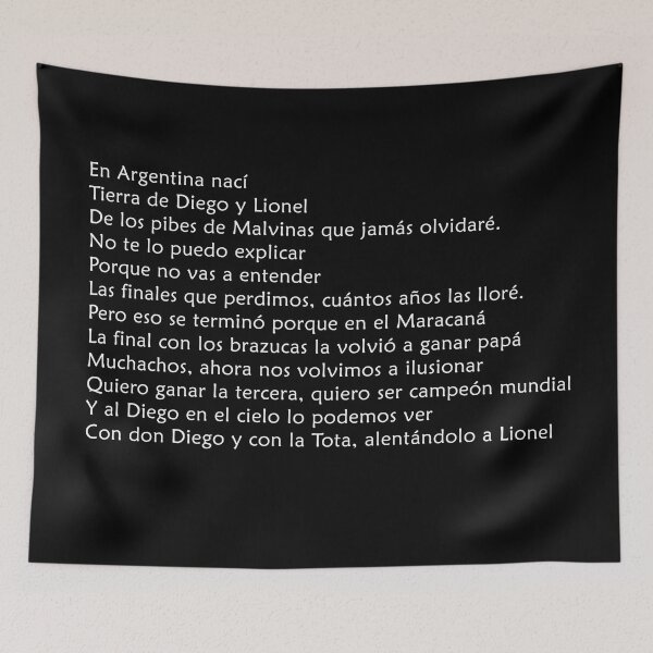 Item preview, Letra de la canción Muchachos la mosca t-shirt classic designed and sold by badreddine00.