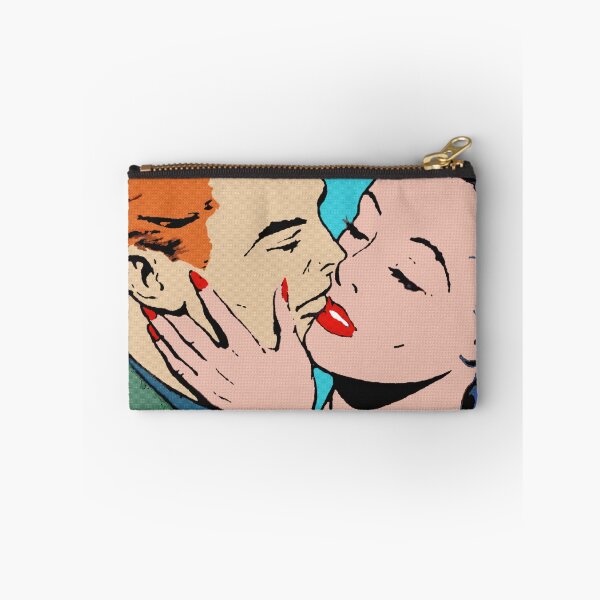 Item preview, Loving and kissing | pop art aesthetics  designed and sold by spinolator.