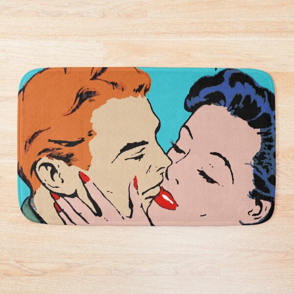 Item preview, Loving and kissing | pop art aesthetics  designed and sold by spinolator.
