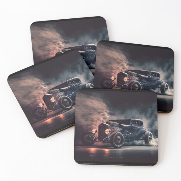 Item preview, Hot Rod Burnout #19, a perfect gift for all American Muscle Car fans designed and sold by RodZnRoll.